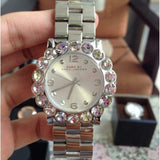Buy Shop Marc Jacobs Amy Silver Dial Silver Steel Strap Watch for Women - MBM3222 USA Online