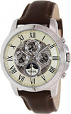 Buy Shop Fossil Grant Automatic White Dial Brown Leather Strap Watch for Men - ME3027 USA Online