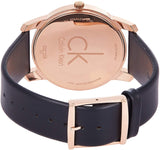 Buy Shop Calvin Klein City Quartz Grey Dial Black Leather Strap Watch for Men - K2G2G6C3 USA Online