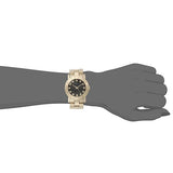Buy Shop Marc Jacobs Amy Glitz Black Dial Gold Steel Strap Watch for Women - MBM3334 USA Online
