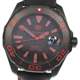 Buy Shop Tag Heuer Aquaracer Caliber 5 Black Dial Black Nylon Strap Watch for Men - WAY208A.FC6381 USA Online