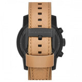 Buy Shop Marc Jacobs Larry Chronograph Black Dial Brown Leather Strap Watch for Men - MBM5053 USA Online