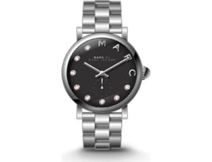 Buy Shop Marc Jacobs Blade Black Dial Silver Steel Strap Watch for Women - MBM8672 USA Online