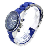 Buy Shop Marc Jacobs Rock Chronograph Blue Dial Blue Silicone Strap Watch for Women - MBM2548 USA Online