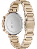 Hugo Boss Prima Gold Dial Gold Steel Strap Watch for Women - 1502571