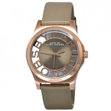 Buy Shop Marc Jacobs Henry Dinky Skeleton Beige Dial Beige Leather Strap Watch for Women - MBM1245 USA Online