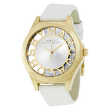 Buy Shop Marc Jacobs Henry Skeleton White Dial White Leather Strap Watch for Women - MBM1339 USA Online