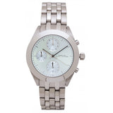 Buy Shop Marc Jacobs Peeker Chronograph Silver Dial Silver Steel Strap Watch for Women - MBM3371 USA Online