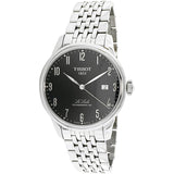 Buy Shop Tissot Le Locle Powermatic 80 Black Dial Silver Steel Strap Watch For Men - T006.407.11.052.00 USA Online