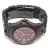Buy Shop Marc Jacobs Pelly Black Dial Black Silicone Strap Watch for Women - MBM2543 USA Online
