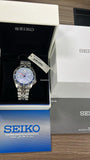 Seiko 5 Sports Automatic GMT SKX Sports Style Asia Exclusive Limited Edition Ice Blue Dial Silver Steel Strap Watch For Men - SSK029K1