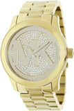 Buy Shop Michael Kors Runway Gold Dial Gold Steel Strap Watch for Women - MK5706 USA Online