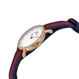 Buy Shop Daniel Wellington Classy Oxford White Dial Two Tone Nylon Strap Watch For Women - DW00100064 USA Online