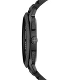 Buy Shop Fossil Machine Chronograph Black Dial Black Silicone Strap Watch for Men - FS4487 USA Online