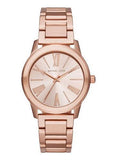 Buy Shop Michael Kors Hartman Rose Gold Dial Rose Gold Steel Strap Watch For Women - MK3491 USA Online