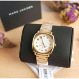 Buy Shop Marc Jacobs Mandy White Dial Gold Steel Strap Watch for Women - MJ3573 USA Online