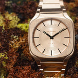 Buy Shop D1 Milano Square Champagne Gold Dial Gold Steel Strap Watch for Unisex - D1-SQBJ04 USA Online