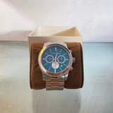 Buy Shop Michael Kors Runway Quartz Blue Dial Silver Steel Strap Watch For Women - MK5953 USA Online