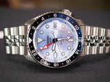 Buy Shop Seiko 5 Sports Automatic GMT SKX Sports Style Asia Exclusive Limited Edition Ice Blue Dial Silver Steel Strap Watch For Men - SSK029K1 USA Online