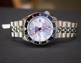 Buy Shop Seiko 5 Sports Automatic GMT SKX Sports Style Asia Exclusive Limited Edition Ice Blue Dial Silver Steel Strap Watch For Men - SSK029K1 USA Online
