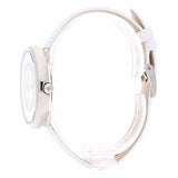 Buy Shop Swarovski Crystalline Pure White Dial White Leather Strap Watch for Women - 5275046 USA Online