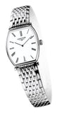 Longines La Grande Classique de Longines Tonneau White Dial Silver Steel Strap Watch for Women - L4.205.4.11.6