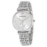 Buy Shop Emporio Armani Classic Silver Dial Silver Steel Strap Watch For Men - AR1819 USA Online