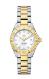 Buy Shop Tag Heuer Aquaracer White Mother of Pearl Dial Watch for Women - WBD1322.BB0320 USA Online