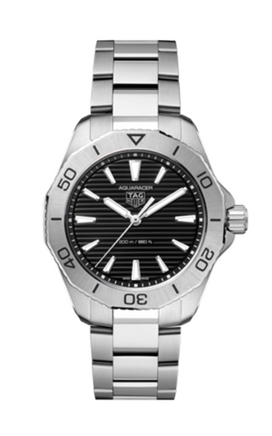 Buy Shop Tag Heuer Aquaracer Professional 200 Date Black Dial Silver Steel Strap Watch for Men - CBP1110.BA0627 USA Online