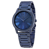 Buy Shop Michael Kors Hartman Quartz Blue Dial Blue Steel Strap Watch For Women - MK3509 USA Online