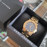 Buy Shop Marc Jacobs Amy Grey Dial Two Tone Steel Strap Watch for Women - MBM8597 USA Online