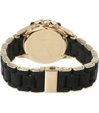 Buy Shop Marc Jacobs Rock Chronograph Black Dial Black Silicone Strap Watch for Women - MBM2552 USA Online