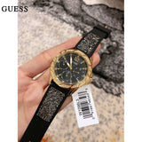 Buy Shop Guess Swirl Quartz Black Dial Black Silicone Strap Watch for Women - W1096L3 USA Online