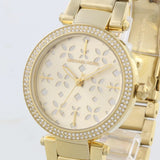 Buy Shop Michael Kors Parker Gold Dial Gold Steel Strap Watch for Women - MK6469 USA Online