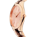 Buy Shop Michael Kors Runway Rose Gold Dial Two Tone Steel Strap Watch for Women - MK4301 USA Online