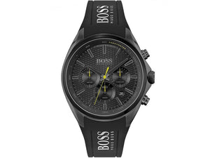 Buy Shop Hugo Boss Distinct Black Dial Black Silicone Strap Watch for Men - 1513859 USA Online