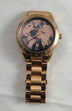 Buy Shop Michael Kors Layton Rose Gold Dial Rose Gold Steel Strap Watch for Women - MK6395 USA Online