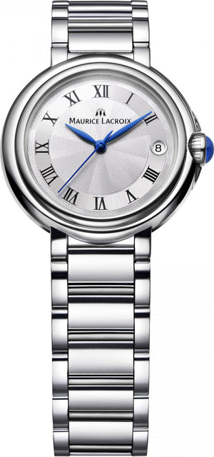 Buy Shop Maurice Lacroix Fiaba Silver Dial Silver Steel Strap Watch for Women - FA1004-SS002-110-1 USA Online