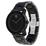 Buy Shop Movado Bold Black Dial Black Steel Strap Watch For Men - 3600047 USA Online