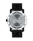 Buy Shop Movado Bold Black Dial Black Steel Strap Watch For Men - 3600047 USA Online