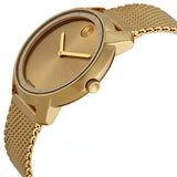 Buy Shop Movado Bold Gold Dial Gold Mesh Bracelet Watch for Women - 3600242 USA Online
