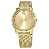 Buy Shop Movado Bold Gold Dial Gold Mesh Bracelet Watch for Women - 3600242 USA Online