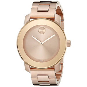 Buy Shop Movado Bold Rose Gold Dial Rose Gold Steel Strap Watch for Women - 3600342 USA Online