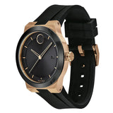 Buy Shop Movado Bold Fusion Black Dial Black Silicone Strap Watch for Men - 3600622 USA Online