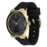 Buy Shop Movado Bold Black Dial Black Rubber Strap Watch for Men - 3600623 USA Online