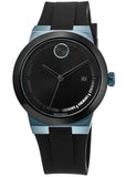Buy Shop Movado Bold Fusion Black Dial Black Rubber Strap Watch for Men - 3600626 USA Online