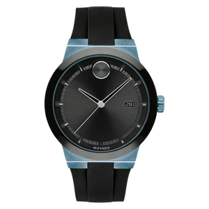Buy Shop Movado Bold Fusion Black Dial Black Rubber Strap Watch for Men - 3600626 USA Online