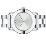 Buy Shop Movado Bold Ceramic Silver Dial Silver Steel Strap Watch for Women - 3600638 USA Online