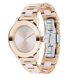 Buy Shop Movado Bold Rose Gold Dial Two Tone Steel Strap Watch for Women - 3600639 USA Online