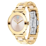 Buy Shop Movado Bold Beige Dial Two Tone Steel Strap Watch For Women - 3600640 USA Online